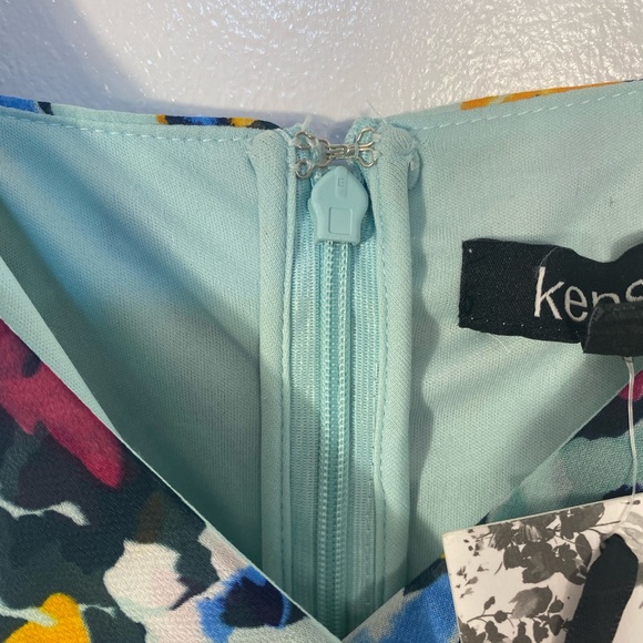 NWT Kenzie Women Tunic Pleated Fit & Flare Dress Short Sleeveless Size 0 - Picture 7 of 8